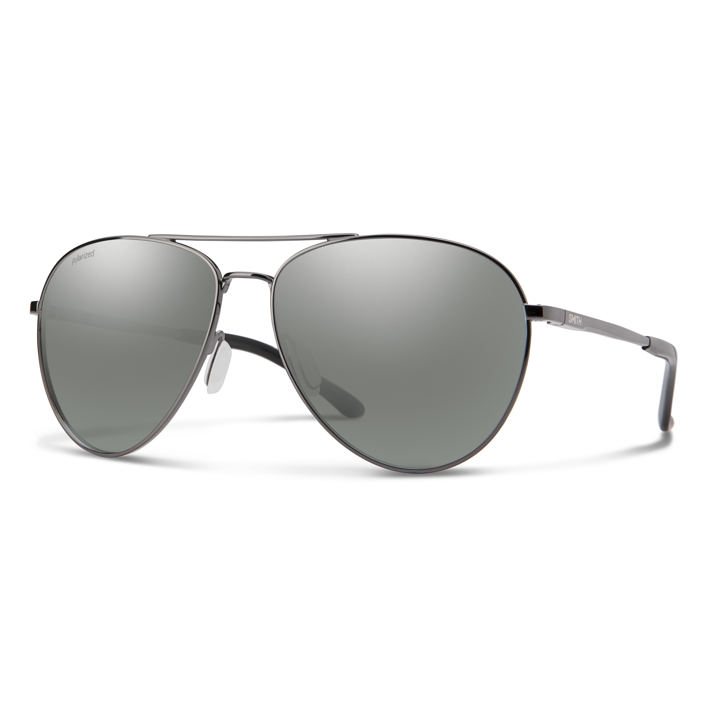 Smith LAYBACK Polarized Matte Gunmetal Sunglasses‎ Smith Optics Layback Gunmetal Prescription Sunglasses main image 4
