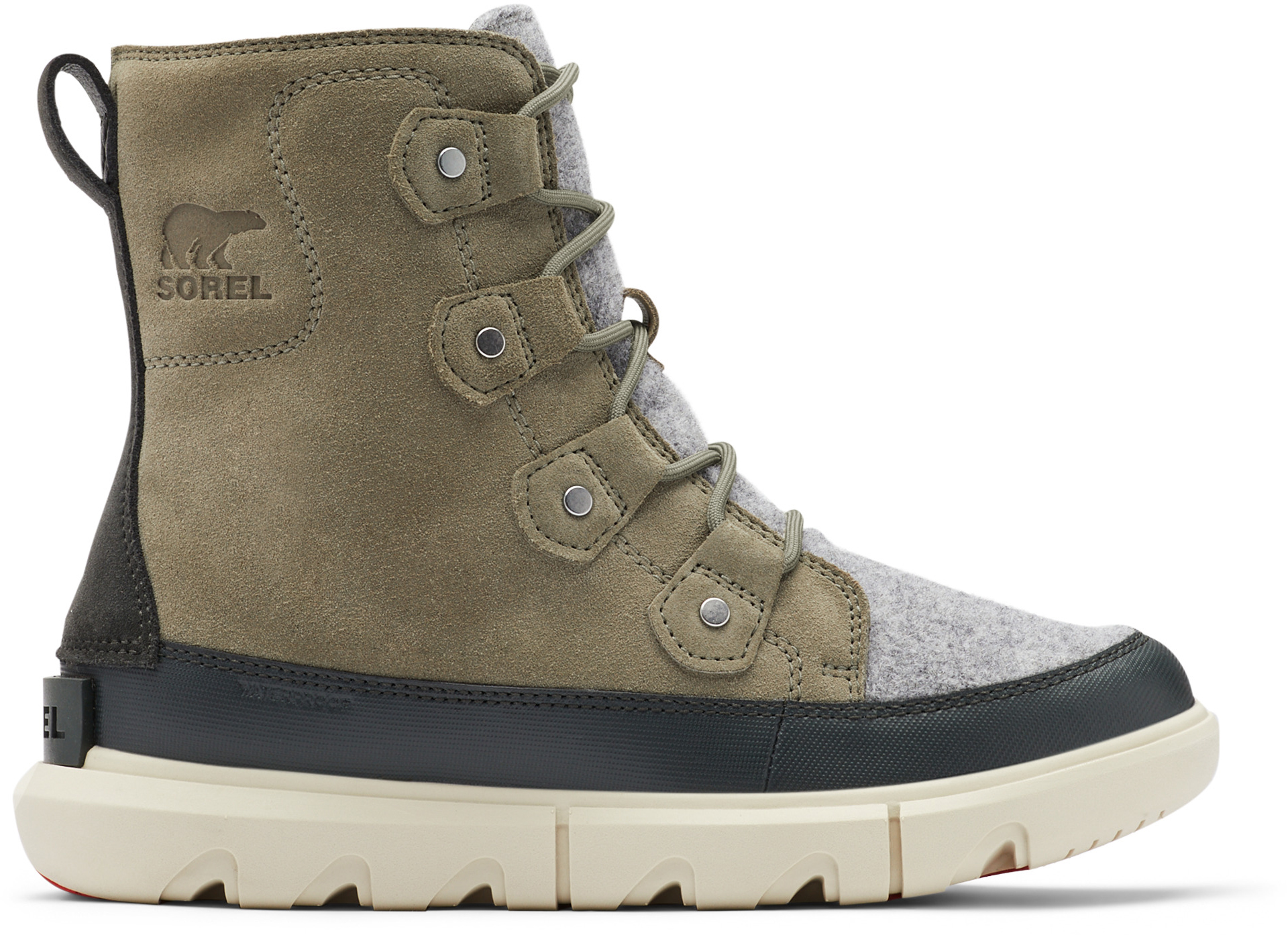 Sorel Explorer Waterproof Winter Boots, Sage Leather, Men\'s 14 M Sorel Men main image 3