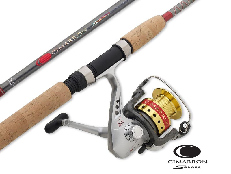 South Bend Cimarron S 6ft.6in. 2Pc M Fishing Rod and Reel Combo |