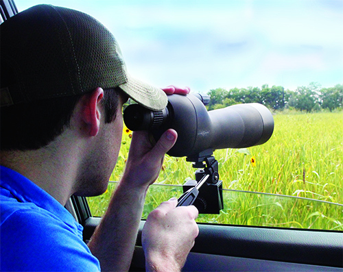 spotting scope window mount