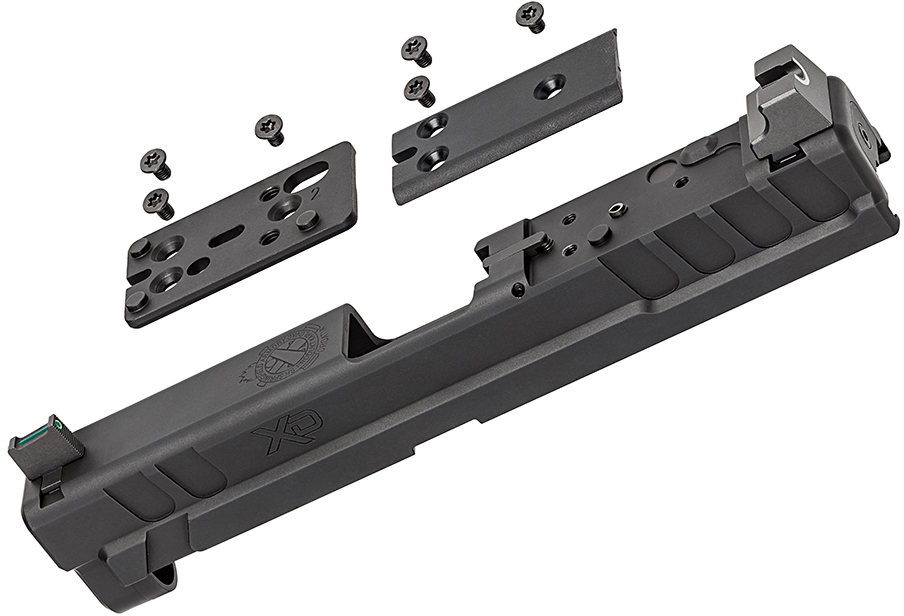 NDZ Performance Rear Slide Plate For Springfield Armory XDS – Bomb Pinup Girl, Black Hardcoat