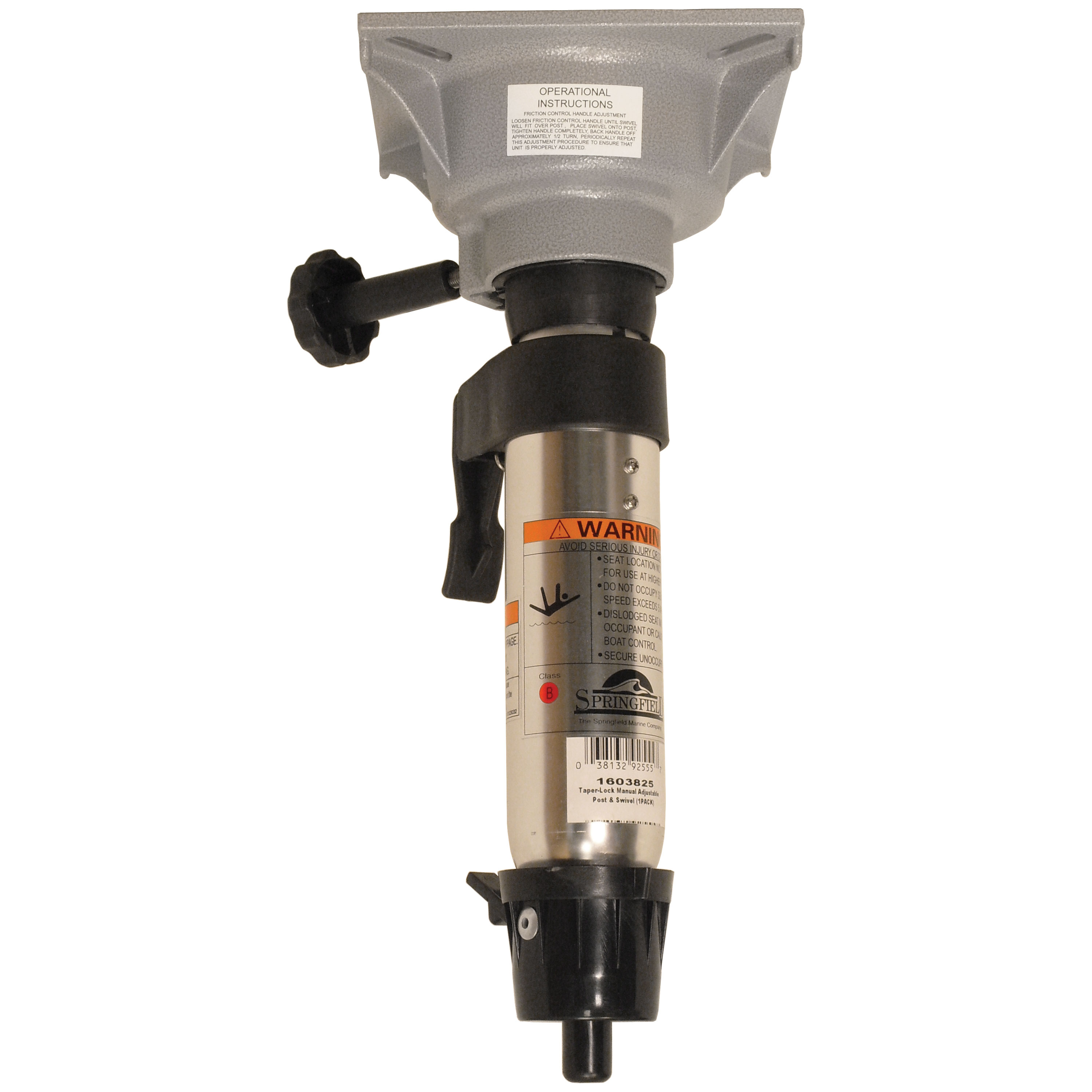 Springfield Marine Taper Lock Adjustable Pedestal with Seat Mount Review Springfield Marine Taper Lock Adjustable Pedestal with Seat Mount Review
