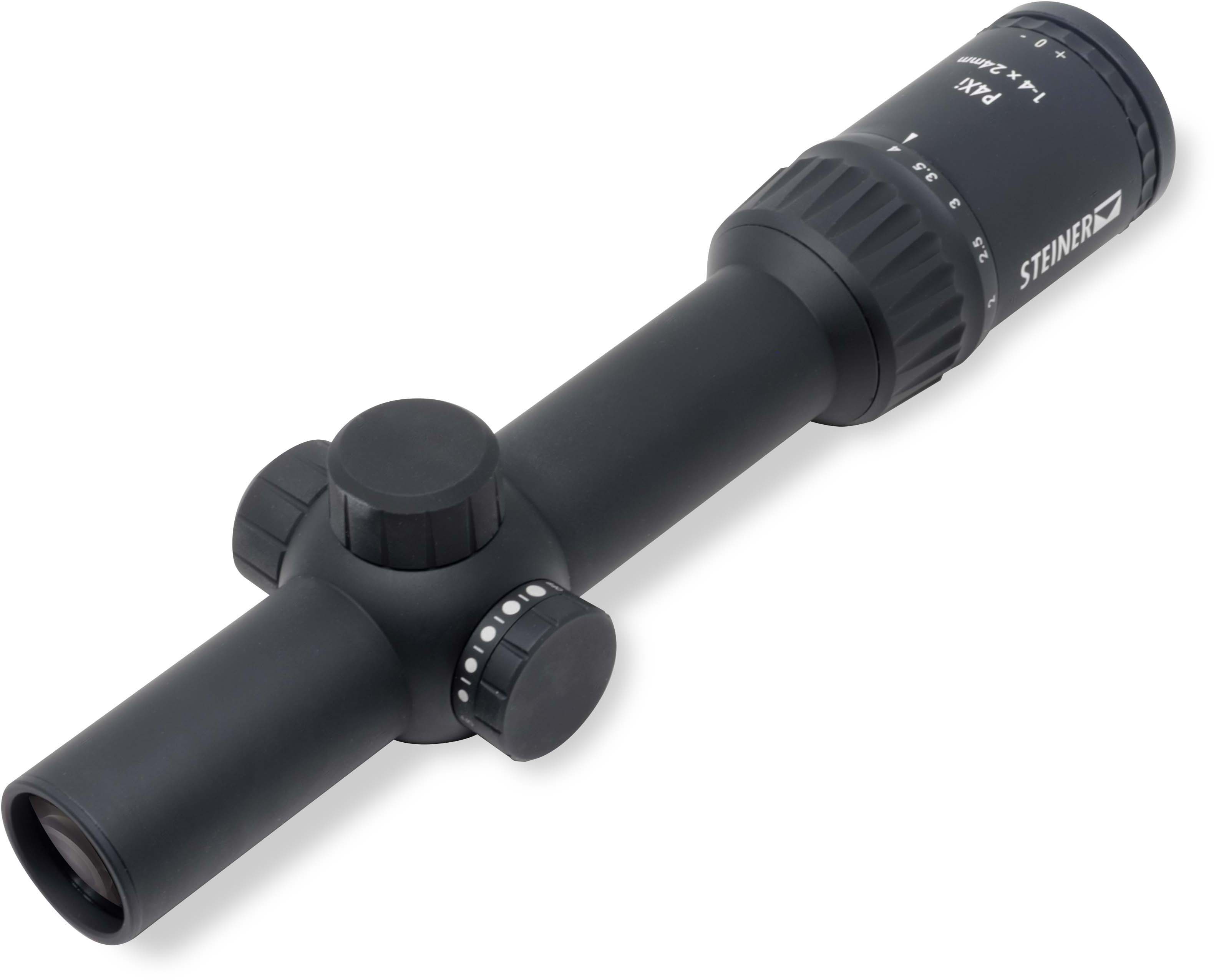 Steiner P4Xi 1-4x24mm Rifle Scope, 30mm Tube, Second Focal