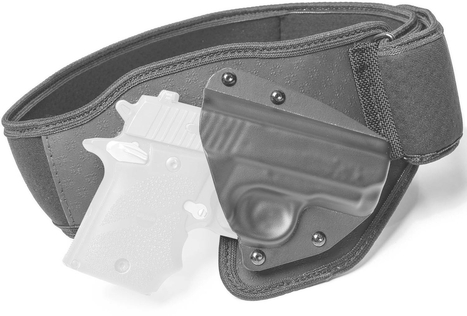 Depring Concealed Carry Belly Band Holster With Magazine Pouch – Ambidextrous Nylon, Fits Glock Ruger .380 .40 S&W