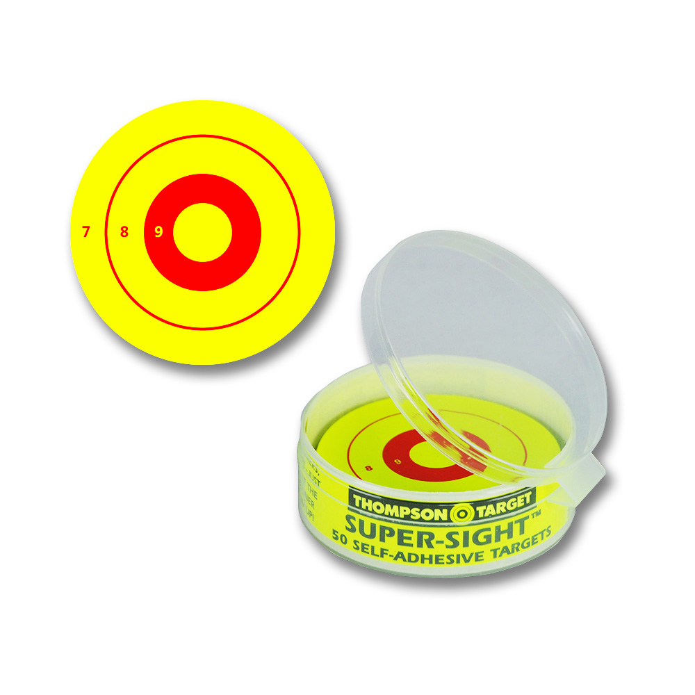 Thompson Target Super Sight 2.25in Adhesive Targets In Re-Close ...