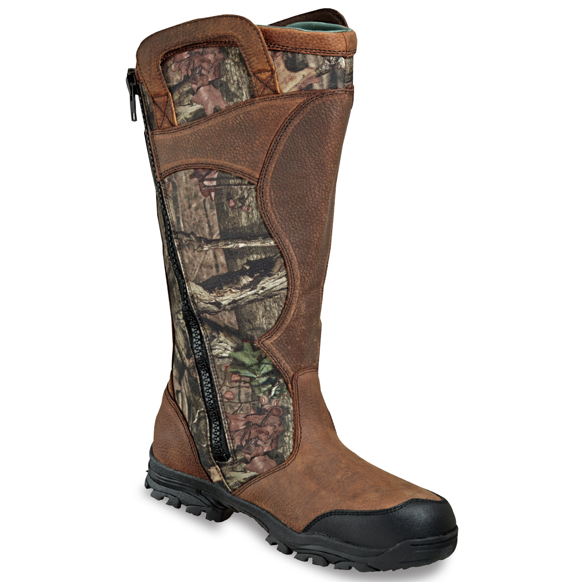Wood N Stream Men\'s Waterproof 17” Side-Zip Snakebite Boots Men’s Size 11.5M Camouflage Zip Boots for Men for sale - eBay main image 2