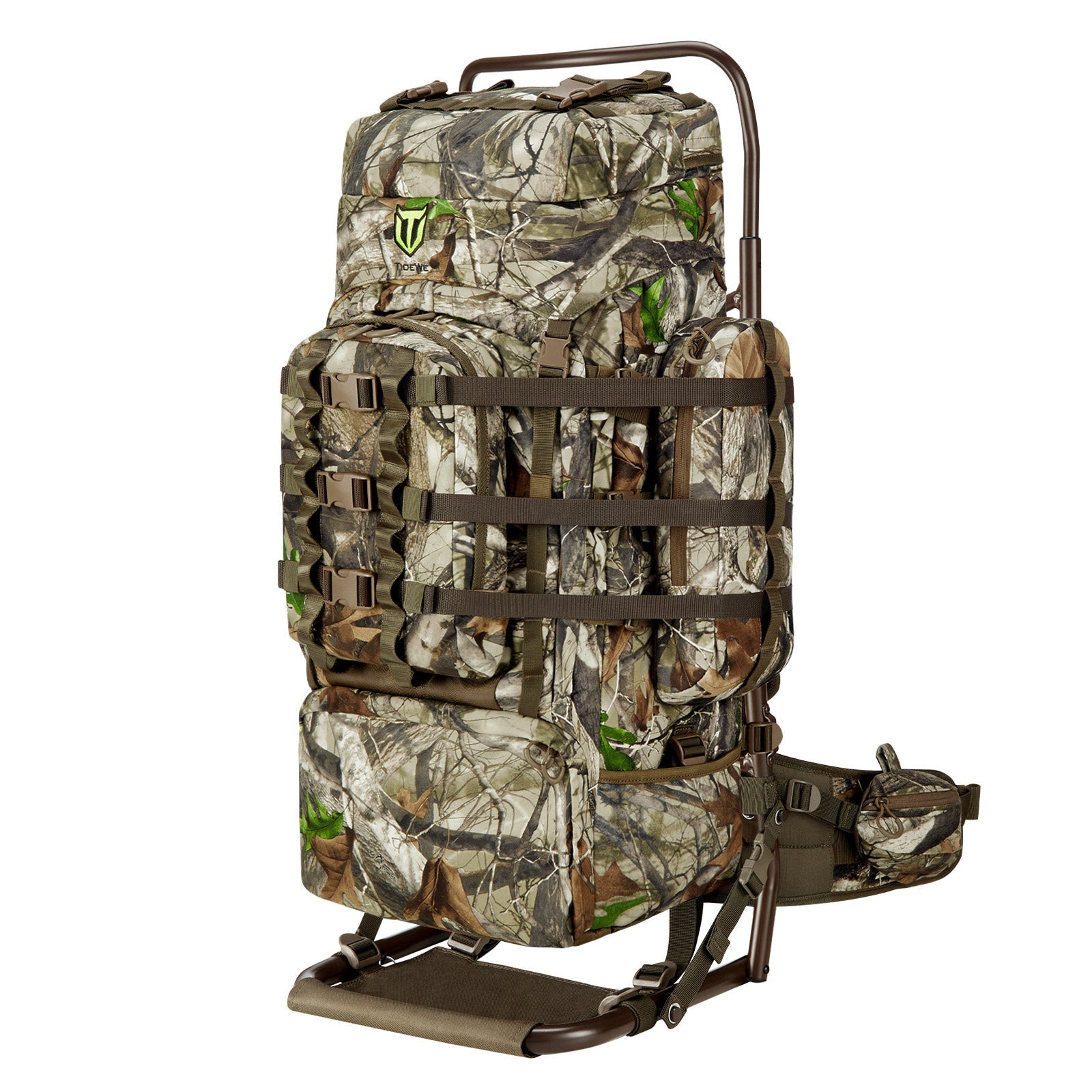 best rain fly for external frame backpack TideWe Hunting Backpack External Frame 5500cu with Rain Cover CFB59B89 |