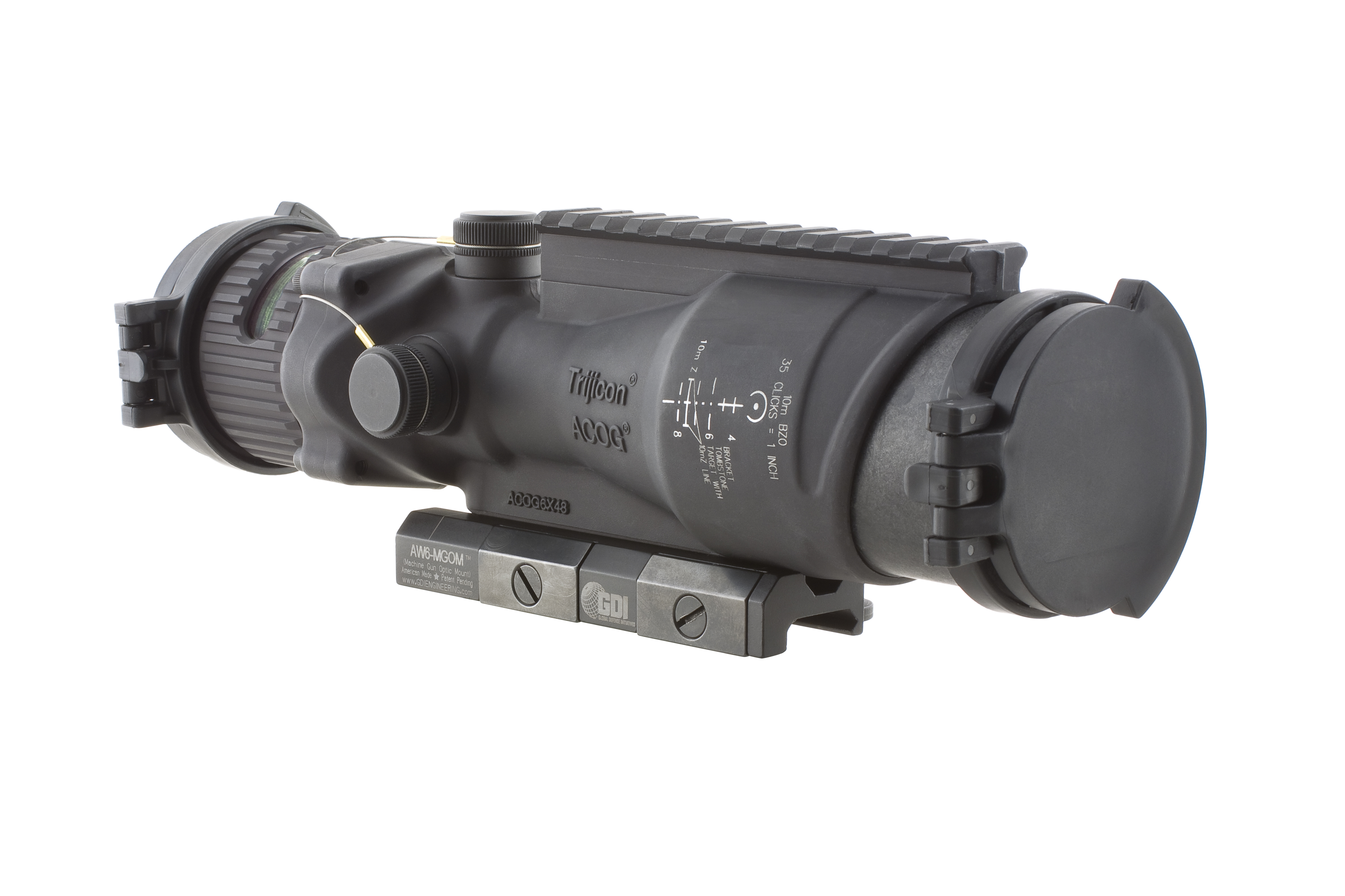 Trijicon ACOG 6x48 Machine Gun Rifle Scopes w/ Chevron (Horseshoe