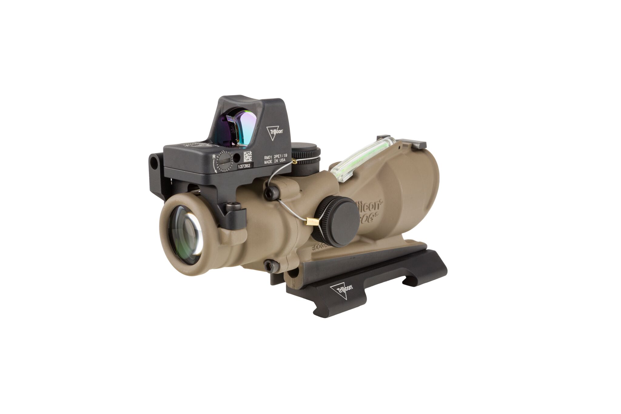 Trijicon ACOG Scope with RMR Red Dot Combo