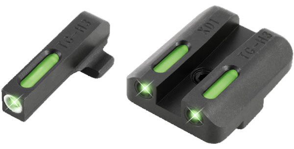 Truglo TFX Tritium/Fiber Optic Night Sights For FNX45 / FNP45 – Green 3-Dot – TG13FN3A