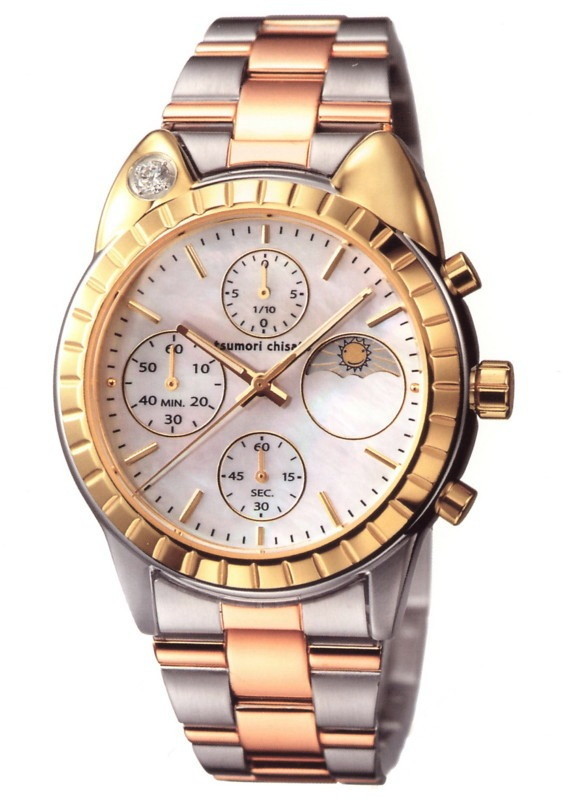 ツモリチサトBIGCATビッグキャット腕時計ピンクゴールド Tsumori Chisato Big Cat Ladies Watch | Free Shipping over $49!