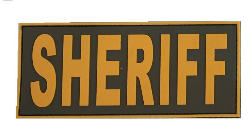 TUFF Products Sheriff PVC Patch | Up to 85% Off Free Shipping over