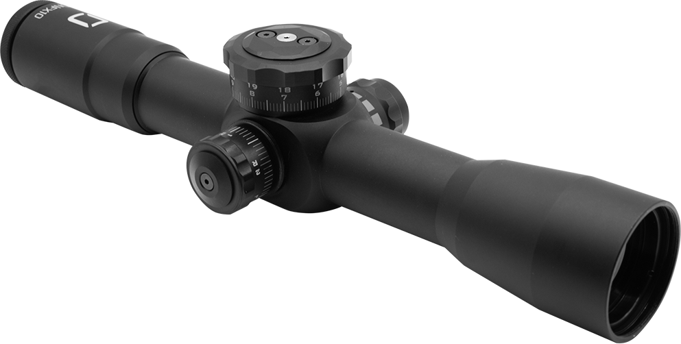 U.S. Optics FDNFX-10 10x40mm Rifle Scope, 34mm Tube, First Focal
