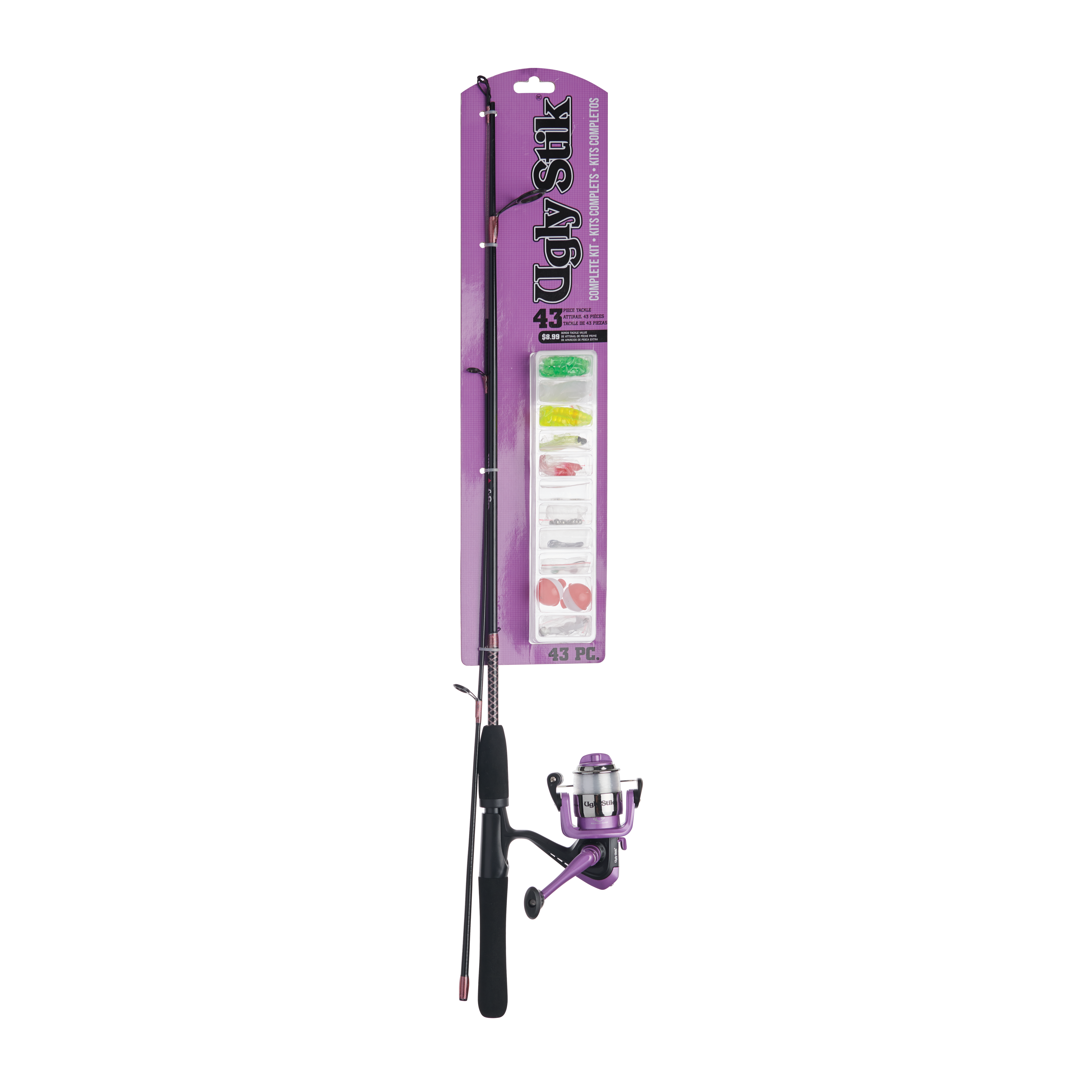Ugly Stik Complete Ladies Spinning Kit, Rod & Reel Combo | Free Shipping  over $49!