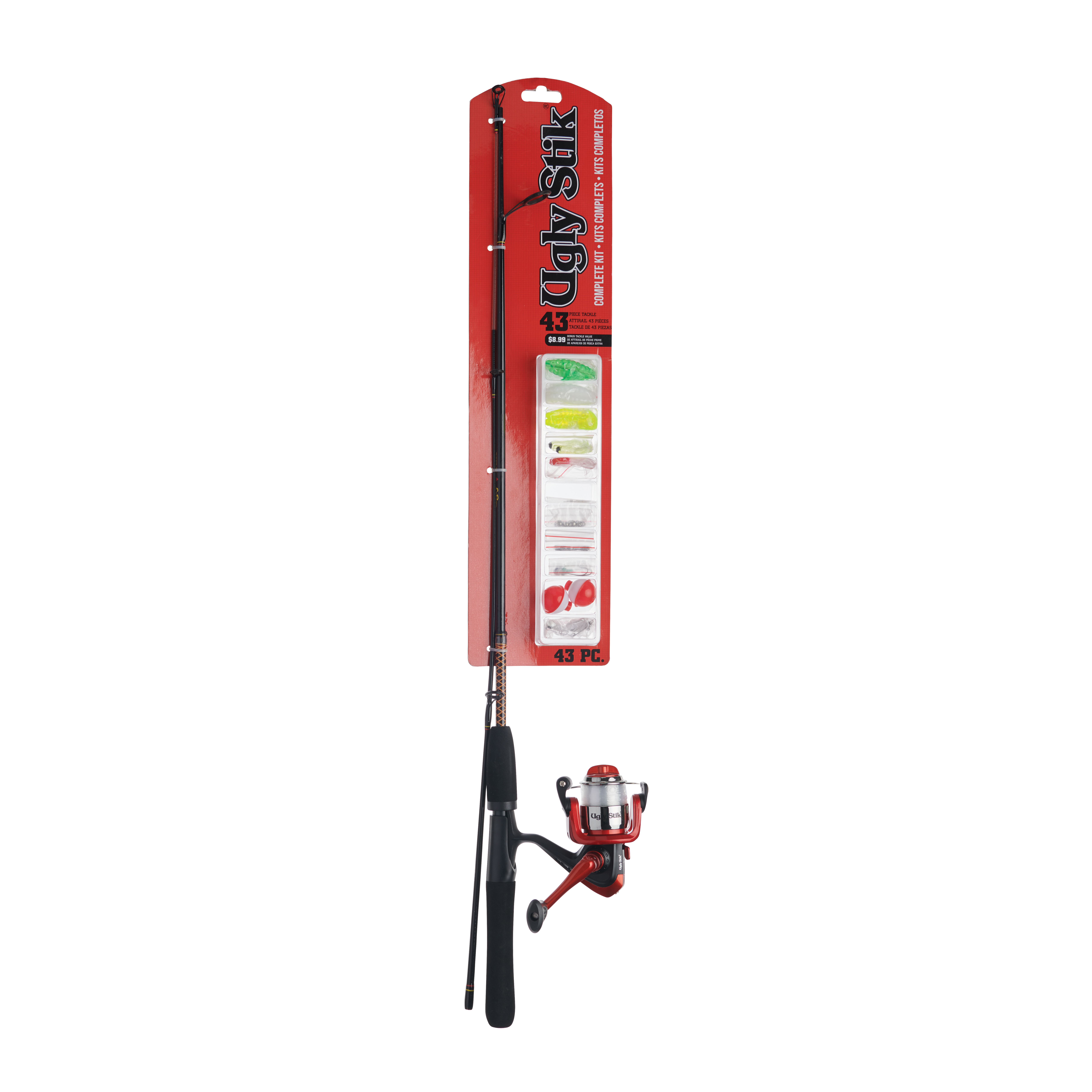 Ugly Stik Complete Spinning Kit, Rod & Reel Combo