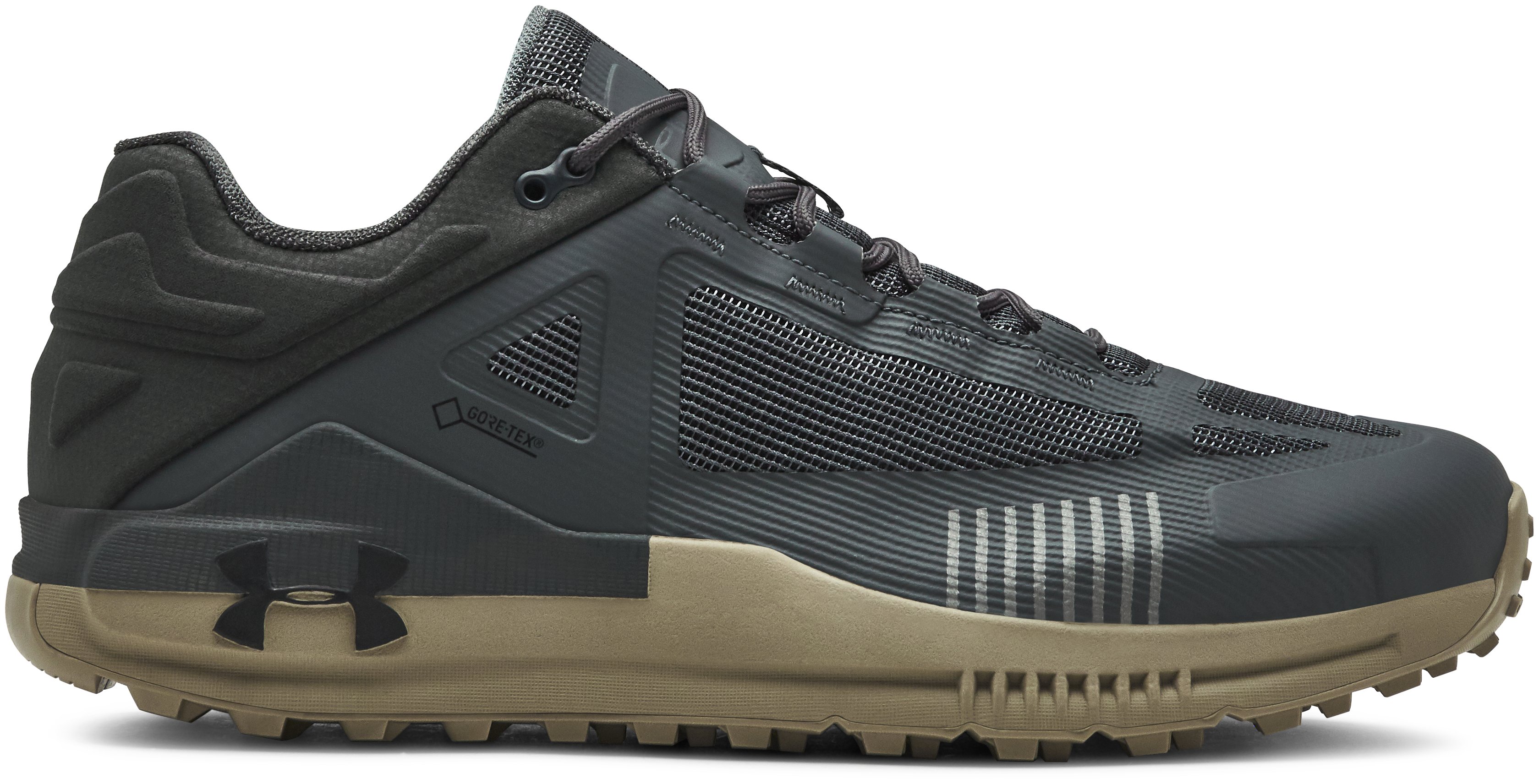 Under Armour Mens Size 12 Verge 2.0 Low GTX Hiking Shoes Black Grey Sneakers Under Armour Men main image 4