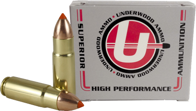 Underwood Ammo .458 SOCOM 300 Grain Spitzer Brass Cased Rifle