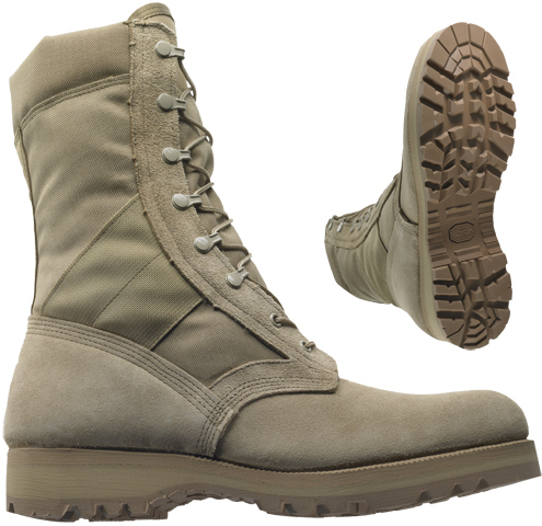 Wellco T140 Military Boots - US Mil Spec Desert Tan Hot Weather