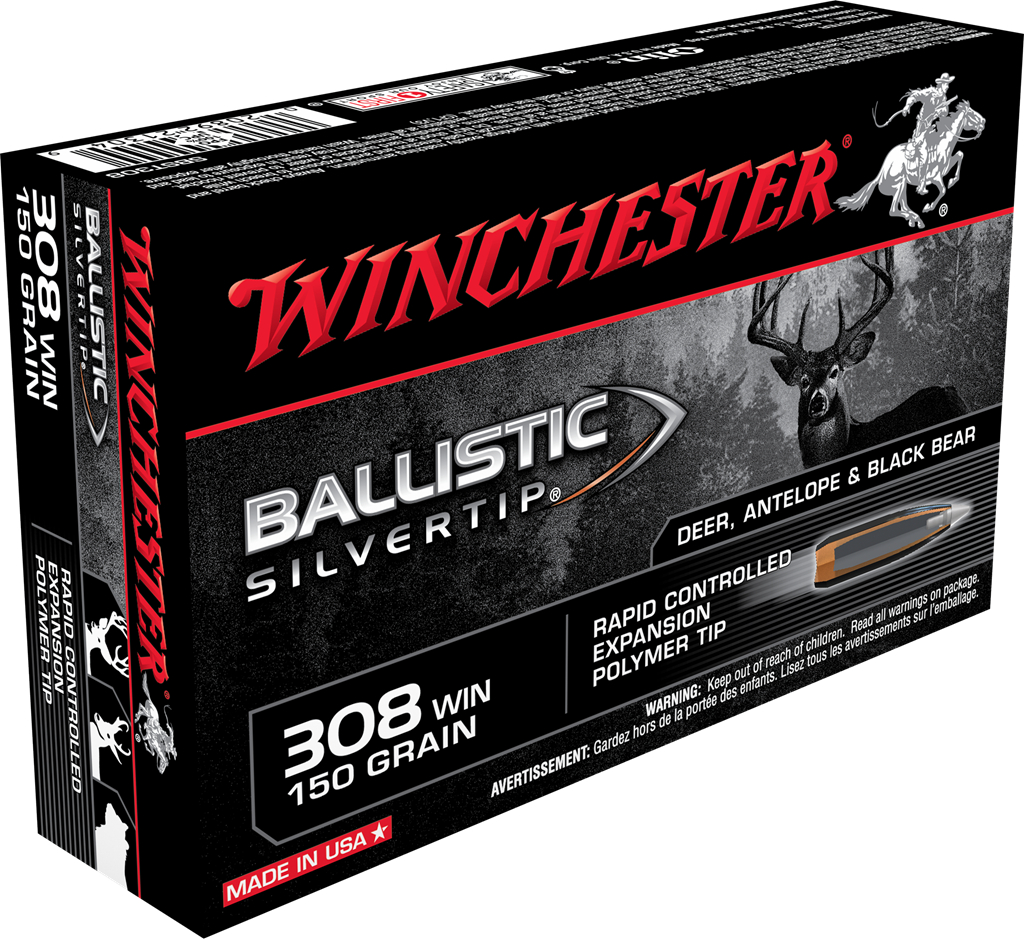 Winchester Ballistic Silvertip .308 Win 150gr Polymer Tip Rifle Ammunition SBST308 Review