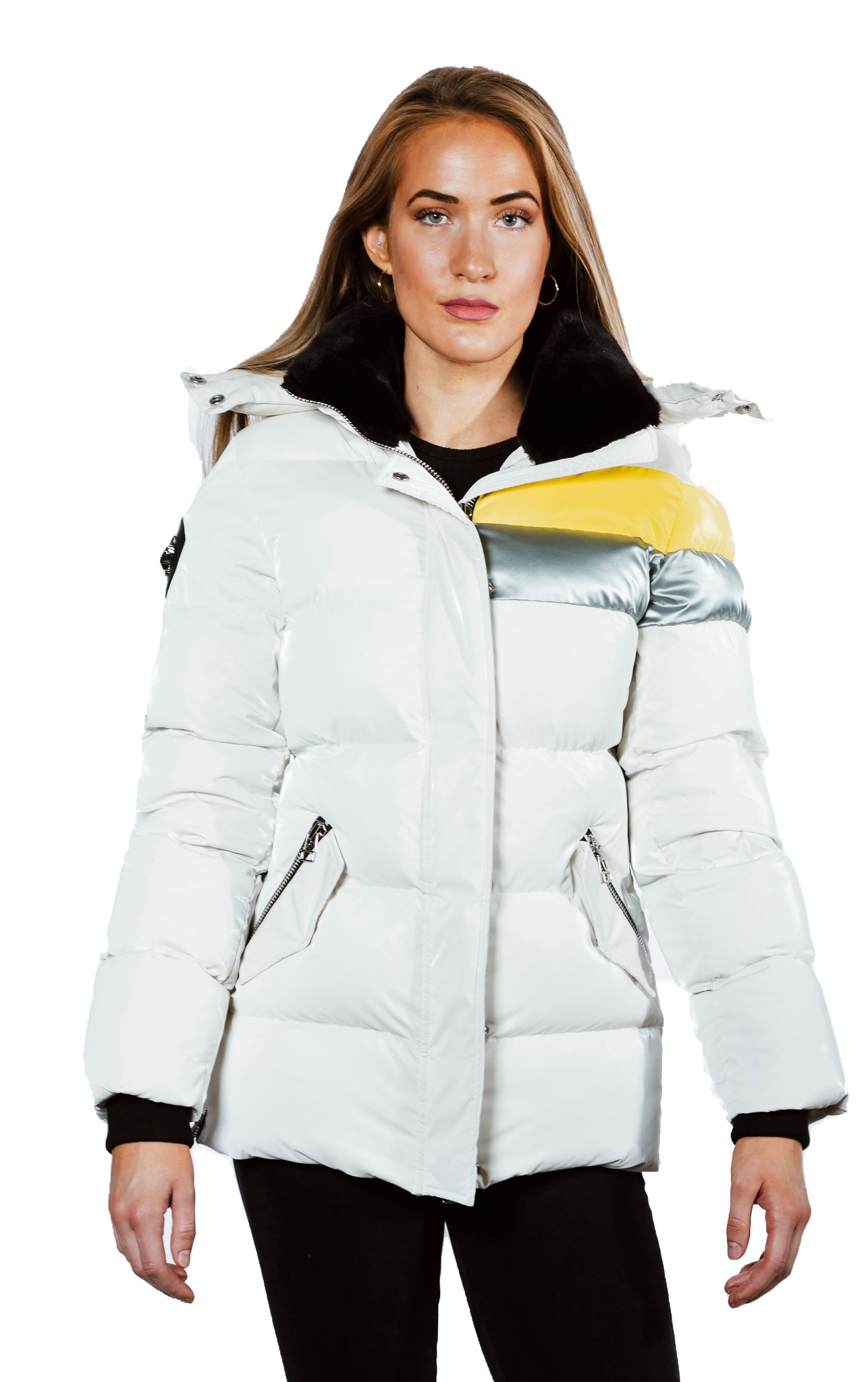 Woodpecker Bumnester 3/4 Coat Womens, Silver Egg, Medium, 682670667310