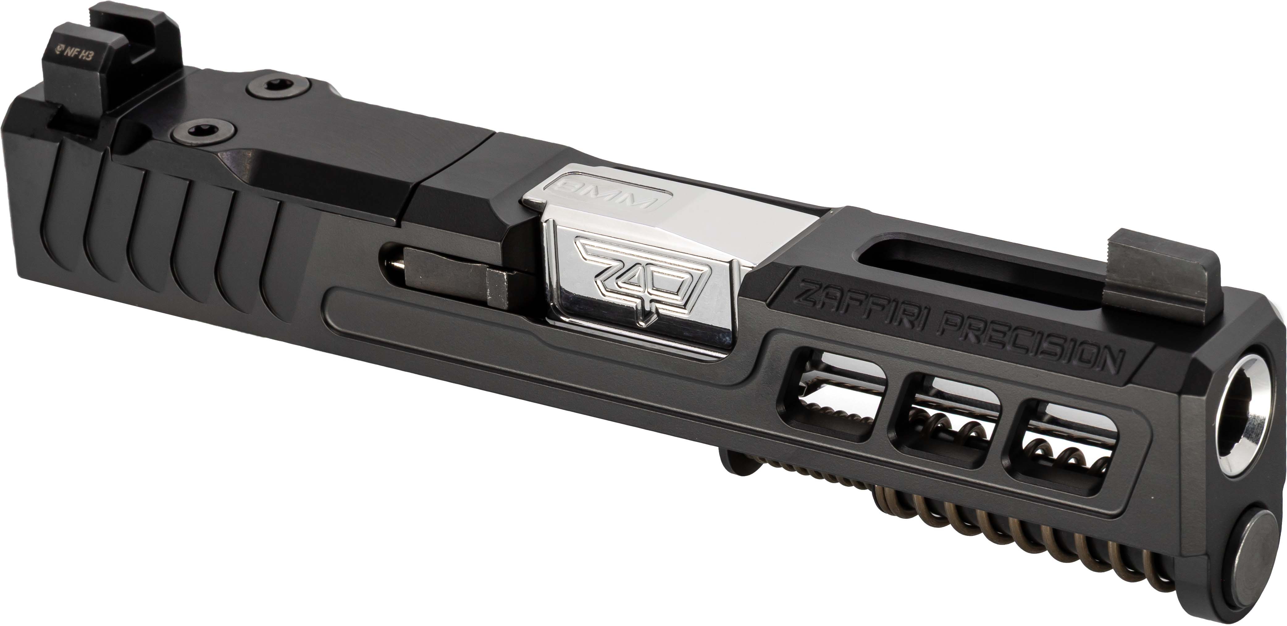 Zaffiri Precision ZPS3 Ported Glock 43X Complete Pistol Slide | Up