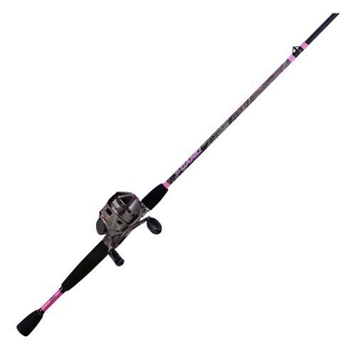 Zebco 33 LADIES CAMO 6' 2PC MED SPINCAST COMBO 33LCAMO602M.10.NS4 |