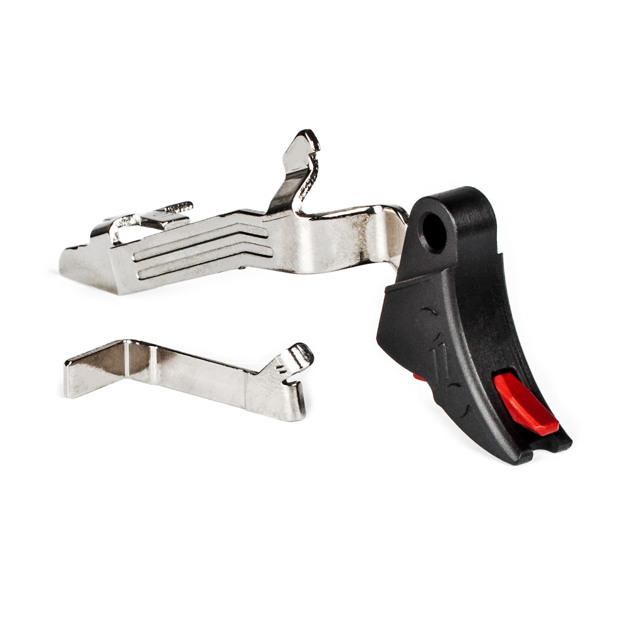 thumbnail interactive-video image 1 of Curved Face Carry Trigger W/ Bar For Glock Gen 3 – Fits 17, 19, 23, 26, 27, 34 – CTFF-G3 1 of 4